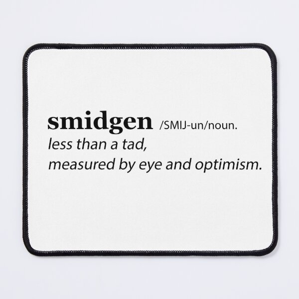 Item preview, Witty Typewriter Font Smidgen Definition Tee designed and sold by Tad & smidgen.