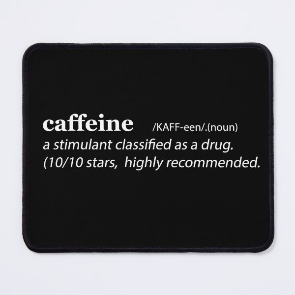 Item preview, Funny Typewriter Style Caffeine Definition Tee designed and sold by Tad & smidgen.