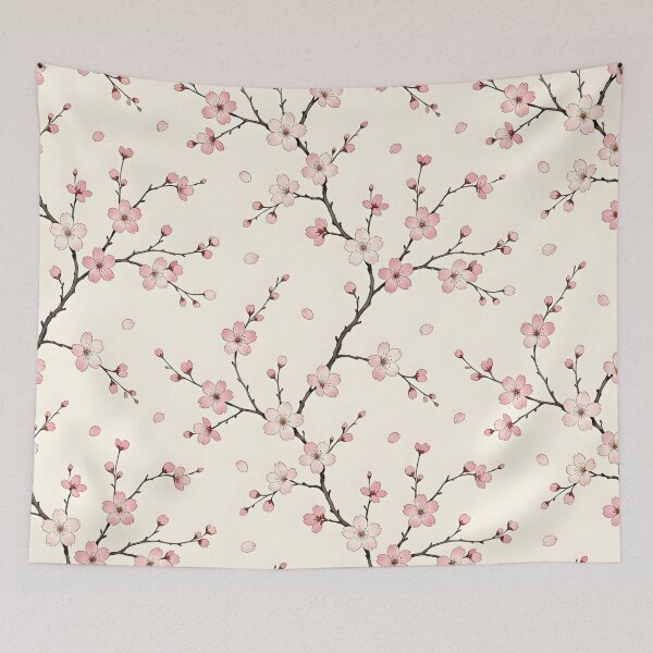 Item preview, Modern Minimalist Japanese Sakura Art designed and sold by Sybille-Yates.
