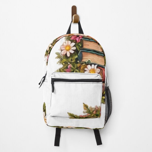 Item preview, Springtime Bookworm Kitten | Cozy Cottagecore Floral Cat designed and sold by ChaseTees.