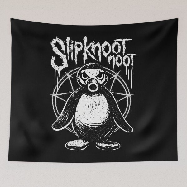 Item preview, Slipknoot Noot Noot Metal Penguin designed and sold by larsenerro.