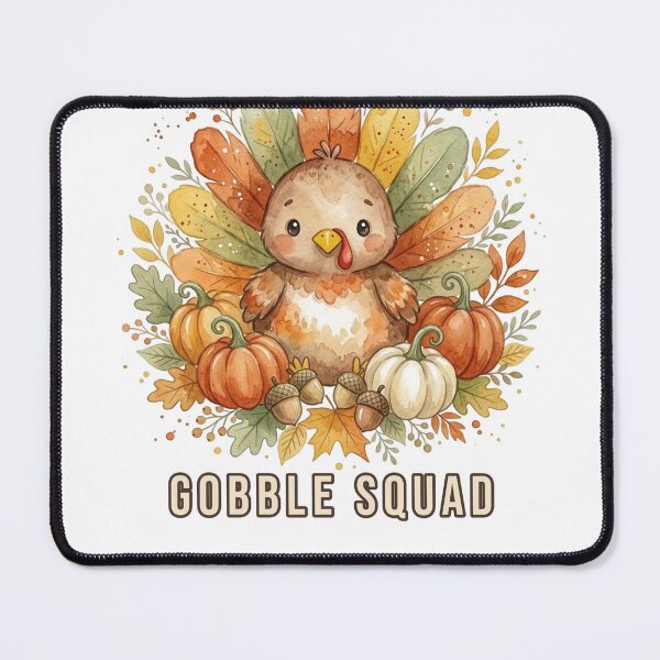 Item preview, Gobble Squad Thanksgiving Turkey Fall Shirt designed and sold by Aura Edit.