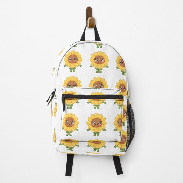 Item preview, Cute Smiling Sunflower Kawaii Character With Tiny Hands designed and sold by Nahid1230.