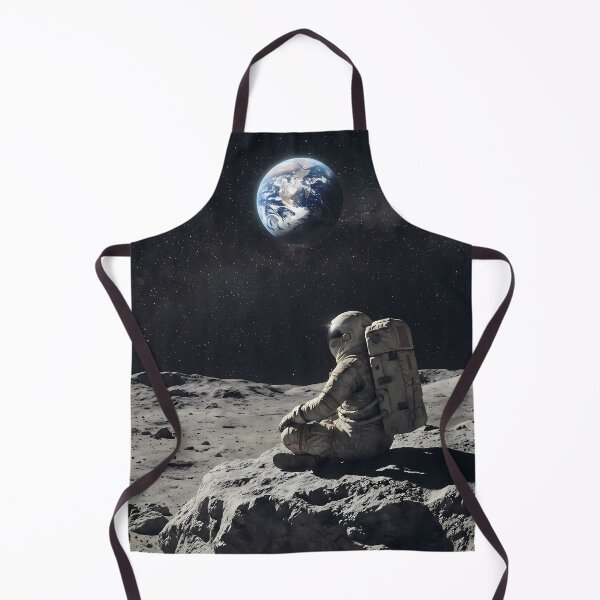 Item preview, Cosmic Contemplation: Meditating Astronaut Gazing at Earth designed and sold by AstroTransit Co..