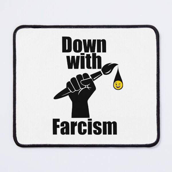 Item preview, Anti-farcist slogan designed and sold by VARA by Prasad.