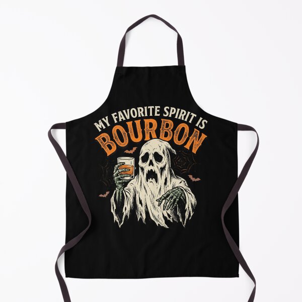 Item preview, My Favorite Spirit Is Bourbon Halloween Ghost Whiskey Drinker Pun designed and sold by ZAbiriarto.