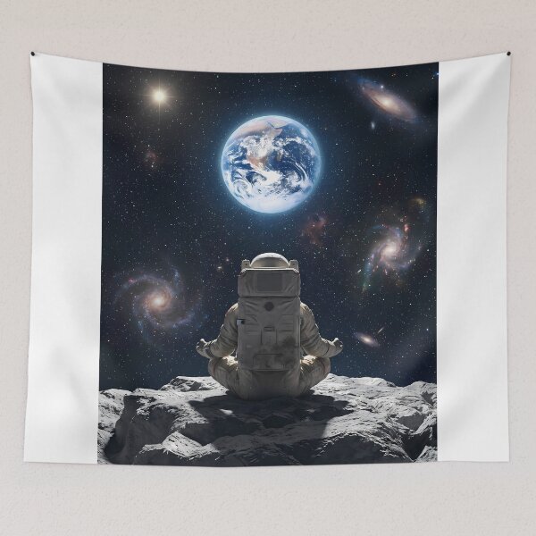 Item preview,  Zen Astronaut Meditating in Space  designed and sold by AstroTransit Co..