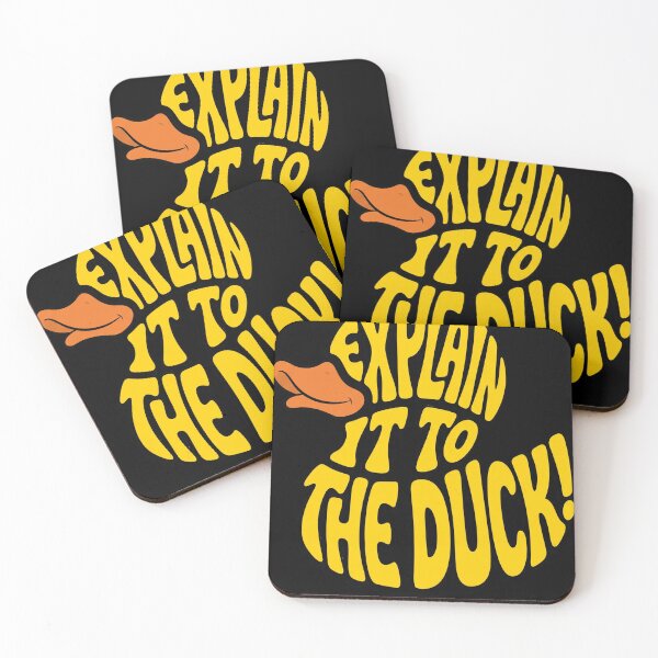 Item preview, Explain It To The Duck! Funny Programmer Debugging Humor Tech Gift designed and sold by ZAbiriarto.