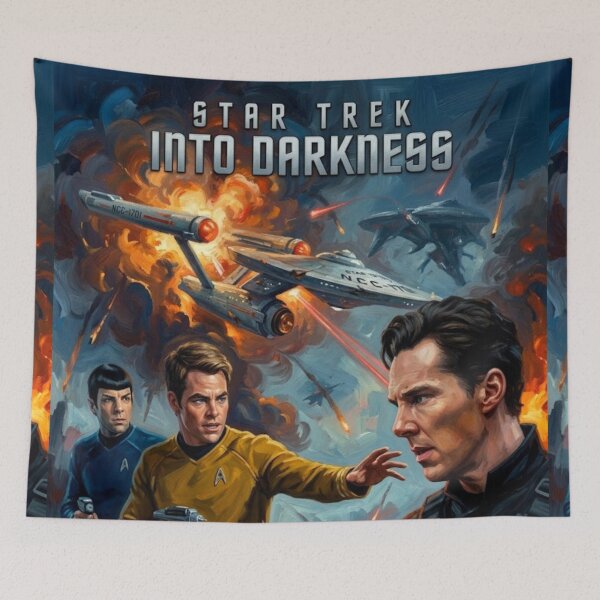 Item preview, Star Trek Into Darkness Sci-Fi Fine Art Tribute designed and sold by Art's Diner.