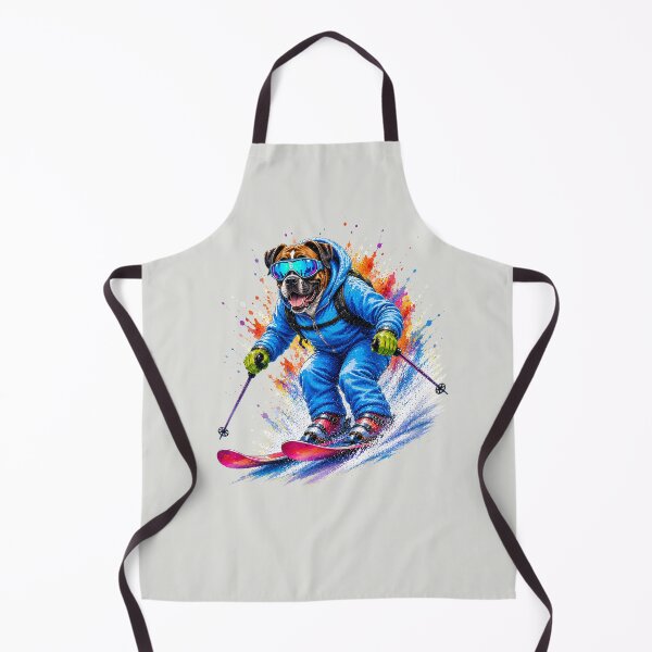 Item preview, Boxer Dog Skiing designed and sold by DIGOR shop.