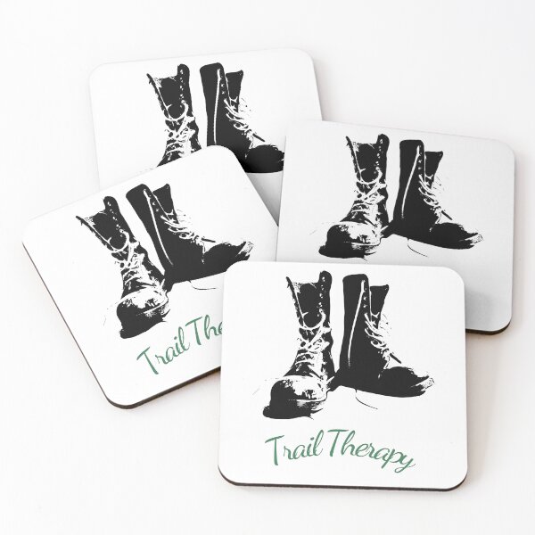Item preview, Trail Therapy – Hiking Lifestyle Typography designed and sold by J-Nature-Vibes.