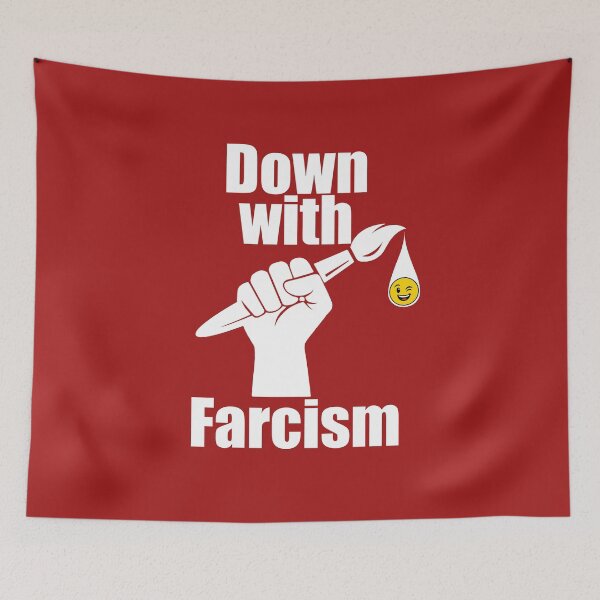 Item preview, Down with Farcism designed and sold by VARA by Prasad.