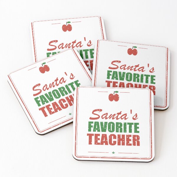 Item preview, Santa's Favorite Teacher designed and sold by SpruchwerkShop.