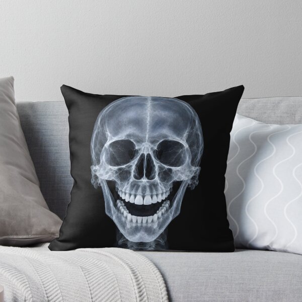 Item preview, Laughing Human Skull X-Ray Medical Radiography Art designed and sold by Sybille-Yates.