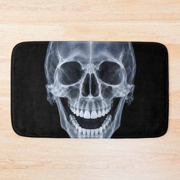 Item preview, Laughing Human Skull X-Ray Medical Radiography Art designed and sold by Sybille-Yates.