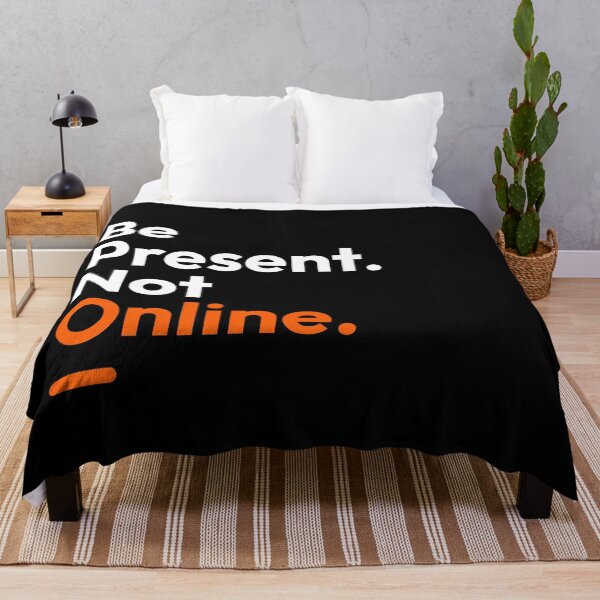 Item preview, Digital Detox – Be Present Not Online designed and sold by AnnSign.