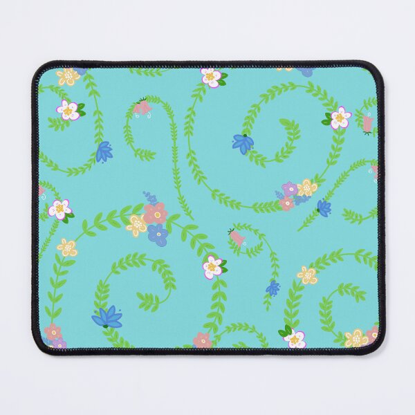 Item preview, Flowers pattern light Blue background designed and sold by Maticebysil.