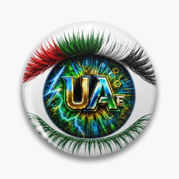 Item preview, UAE Eye Logo Colorful Design designed and sold by AksNoor116.