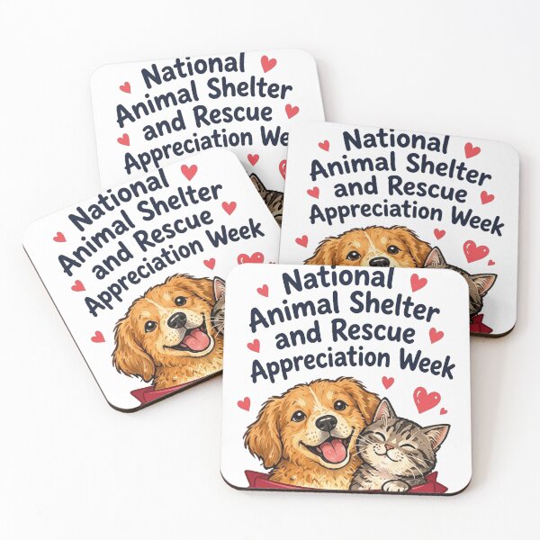 Item preview, National Animal Shelter And Rescue Appreciation Week designed and sold by erkinmaddison.