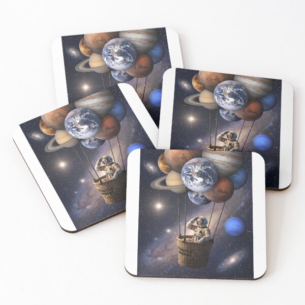 Item preview, Cosmic Journey: Astronaut and Planet Balloons designed and sold by AstroTransit Co..