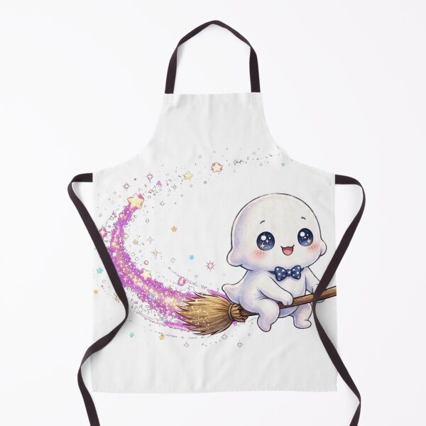 Item preview, Cute Ghost Flying On Broom designed and sold by Artistprinter.