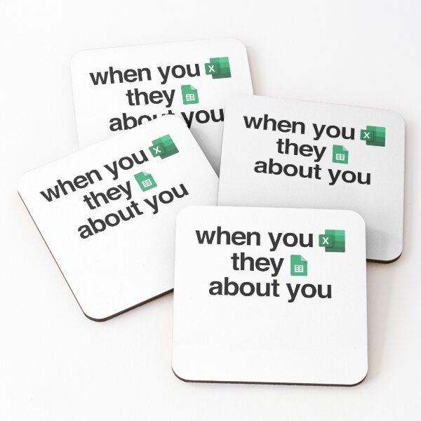 Item preview, When you excel they spreadsheet about you designed and sold by brkvdesign.