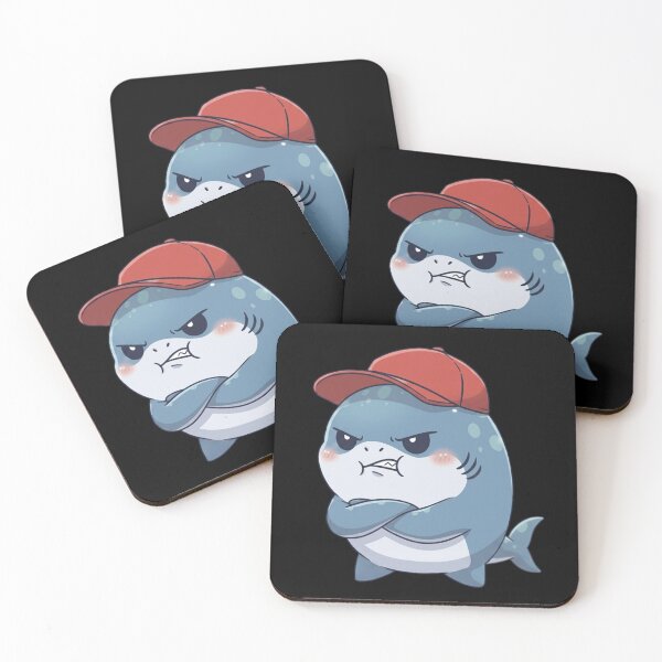 Item preview, Bad Attitude Shark designed and sold by Nature's Chibis.