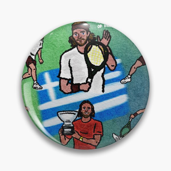 Artikelvorschau, Der Moment von Stefanos Tsitsipas entworfen und verkauft von racquetbearclub.