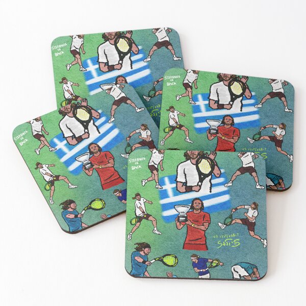 Item preview, The Moment of Stefanos Tsitsipas designed and sold by racquetbearclub.