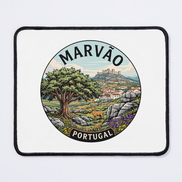 Item preview, Marvão Portugal: Deer and Alentejo Countryside designed and sold by CircinusStore.