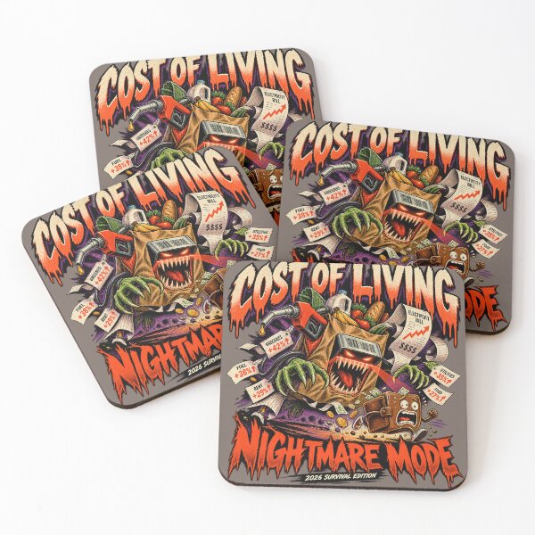 Item preview, Cost of Living - Nightmare Edition designed and sold by slemfiskz.