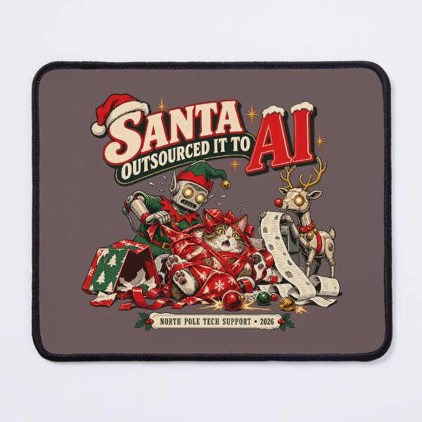 Item preview, Santa outsourced it to AI designed and sold by slemfiskz.