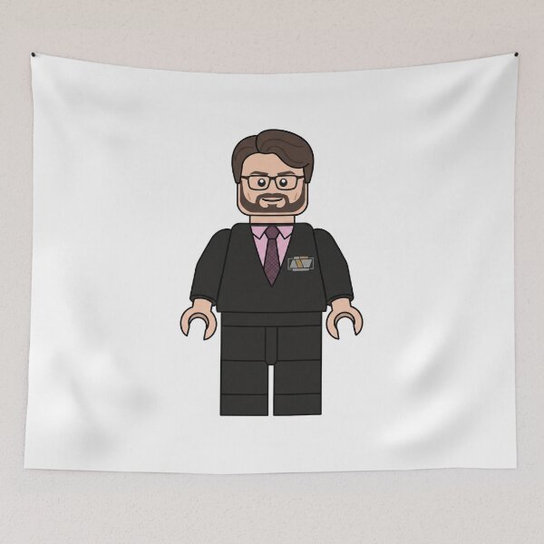 Item preview, Tony Schiavone Greatest Night AEW Commentator Minifig designed and sold by Bad-Decisions-Designs.