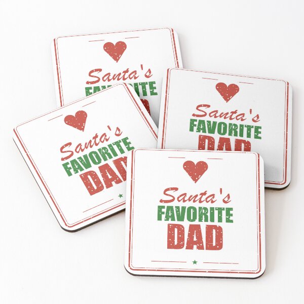 Item preview, Santa's Favorite Dad designed and sold by SpruchwerkShop.