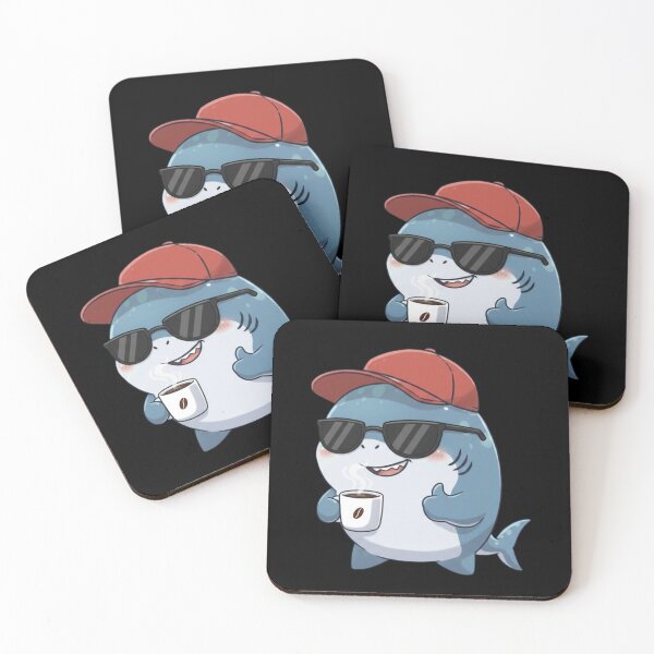 Item preview, Life Is Better with Coffee Shark designed and sold by Nature's Chibis.