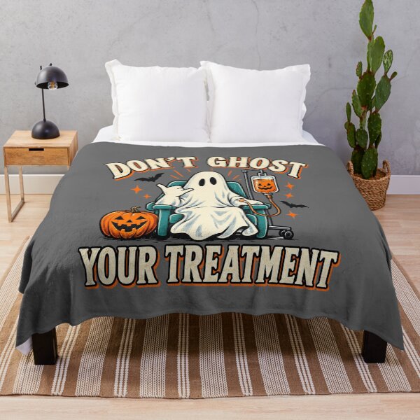 Item preview, Don’t Ghost Your Treatment – Halloween Nurse Dialysis designed and sold by Printed Mistakes.