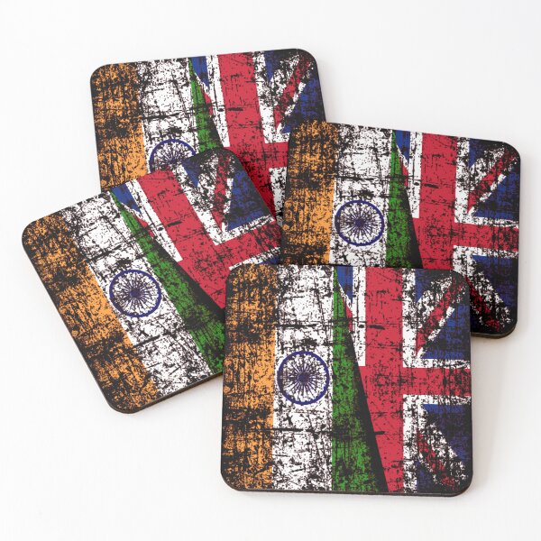 Item preview, India Britain Union Jack Flag - British Indian designed and sold by MaiyaBeie.