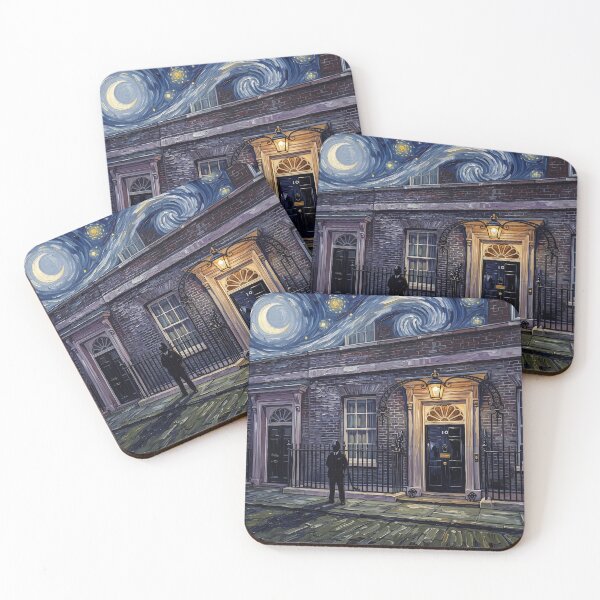 Item preview, 10 Downing Street London Starry Night designed and sold by Bad-Decisions-Designs.