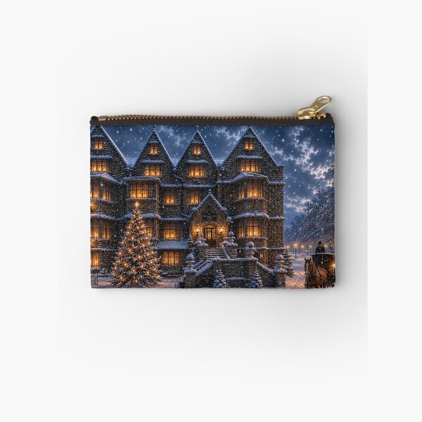 Item preview, Snowy Christmas at the Hall designed and sold by Catchavista.