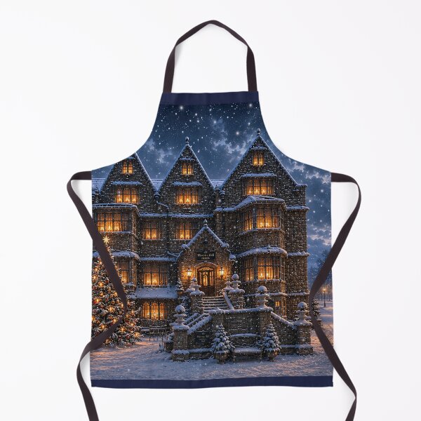 Item preview, Snowy Christmas at the Hall designed and sold by Catchavista.