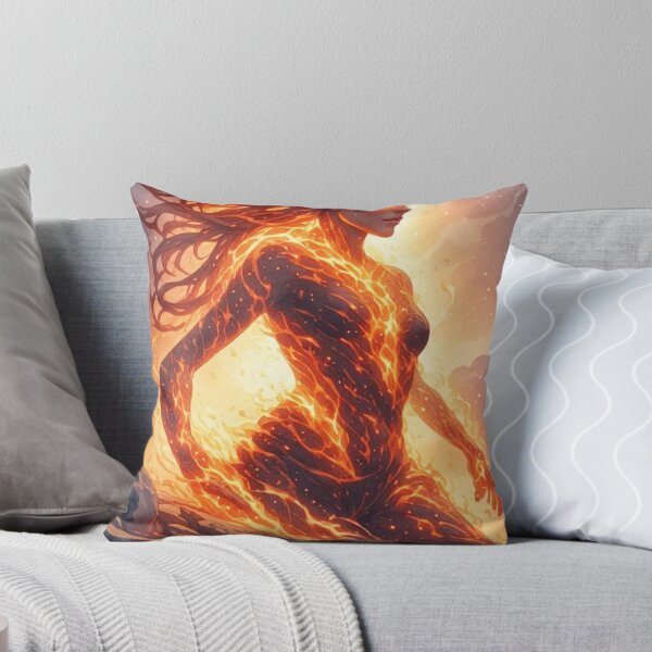 Item preview, Fire Incarnate — Elemental Flame Goddess  designed and sold by halibutgoatramb.