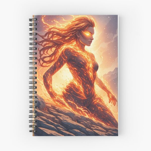 Item preview, Fire Incarnate — Elemental Flame Goddess  designed and sold by halibutgoatramb.