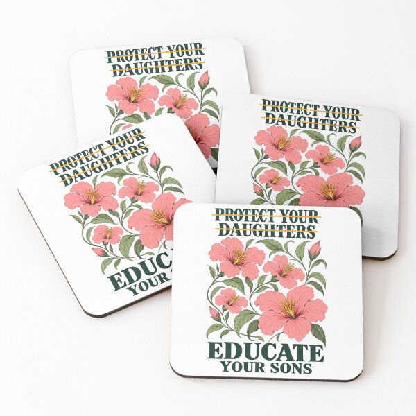 Item preview, Educate Your Son Floral Feminist designed and sold by roni-harbor.