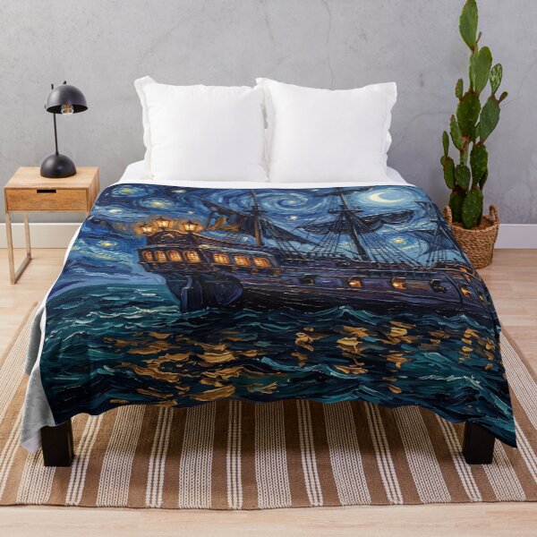Item preview, Black Pearl Pirates of the Caribbean Starry Night designed and sold by Bad-Decisions-Designs.
