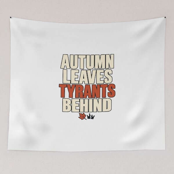 Item preview, My Favorite Season is The Fall of Fascism — Minimal Autumn Wordplay designed and sold by UrbanCanvvas.