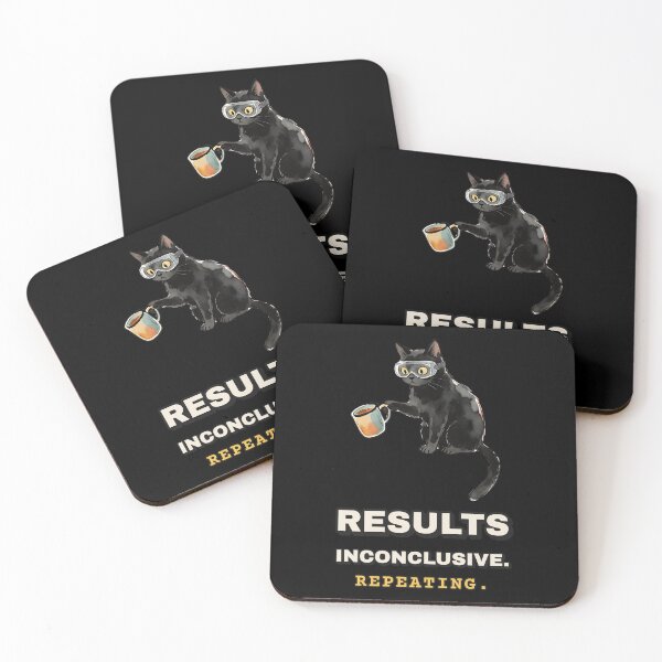 Item preview, Black Cat in Safety Goggles: Results Inconclusive designed and sold by The-Sinister.