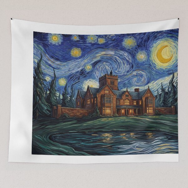 Item preview, Bly Manor Haunting Netflix Gothic Starry Night designed and sold by Bad-Decisions-Designs.