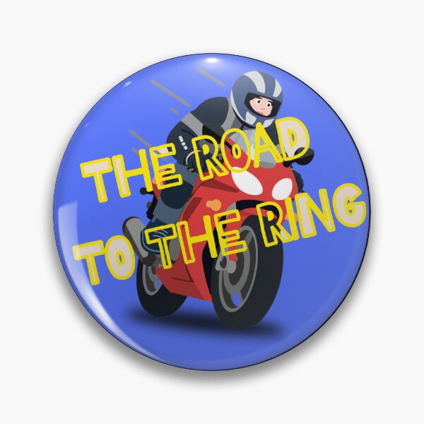 Item preview, The Road To The Ring Motorcycle Racing Biker Design designed and sold by manexus.