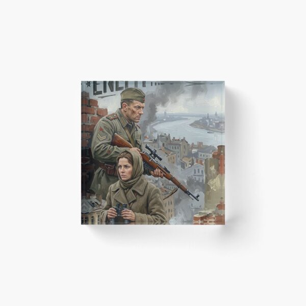 Item preview, Enemy at the Gates War Drama Fine Art Tribute designed and sold by Art's Diner.