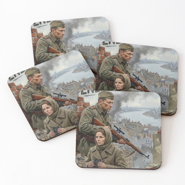 Item preview, Enemy at the Gates War Drama Fine Art Tribute designed and sold by Art's Diner.